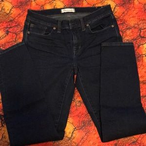 Madewell dark blue jeans